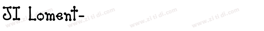 JI Loment字体转换